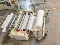 Machine à rembobiner le papier toilette, machine automatique de fabrication de papier toilette, machine à fabriquer des rouleaux de papier toilette