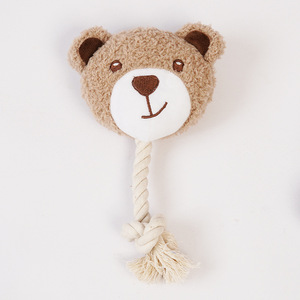 Juguete de peluche para perros, serie de animales, juguete para masticar para jugar en interiores, zorro, koala, búho, oso, 20g, material de felpa duradero - Product Image 5