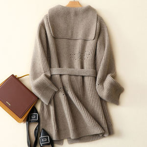 Factory Prijs Nieuwste Lange Ontwerp Losse Kasjmier Kledingstukken - Product Image 4