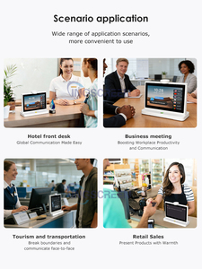 INGSCREEN Traduttore Intelligente con Schermo Bifacciale per Ospiti Internazionali: Mostra la Lingua Nativa ad Ogni Utente in Tempo Reale - Product Image 3
