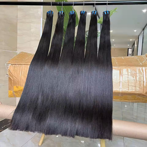 Fornitore all'ingrosso di capelli grezzi vietnamiti non trattati, vergini, naturali, setosi, lisci come seta, con doppia trama, in fasci - Product Image 1