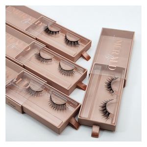 Mooie valse wimpers op maat gemaakte wimpersdoos volle stripwimpers wimpers groothandel - Product Image 2