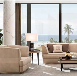 Italian Luxury Small <b>Round</b> Coffee <b>Table</b> and <b>Side</b> <b>Table</b> Sets for Living Room Furniture 068 Living Room Furniture 068 - Product Image 2
