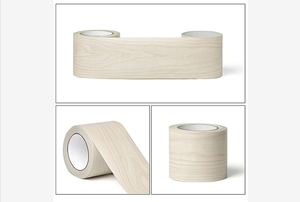Color madera PVC impermeable a prueba de humedad pegatina de pared decoración de fondo pegatina para puerta de armario sala de estar - Product Image 5