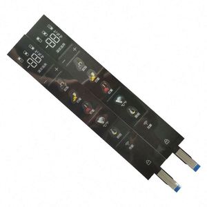 Panneau de commande en acrylique noir imprimé en soie, anti-rayures, avec écran LCD pour onduleur solaire et équipement électrique - Product Image 6