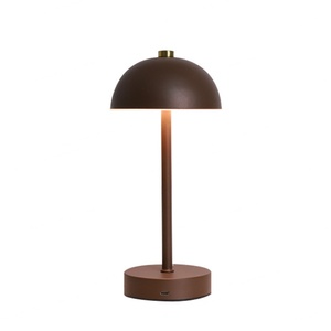 Lampe de table LED de luxe, design européen moderne, sans fil, rechargeable, décoration d'hôtel, commande tactile, alimentée par batterie - Product Image 1