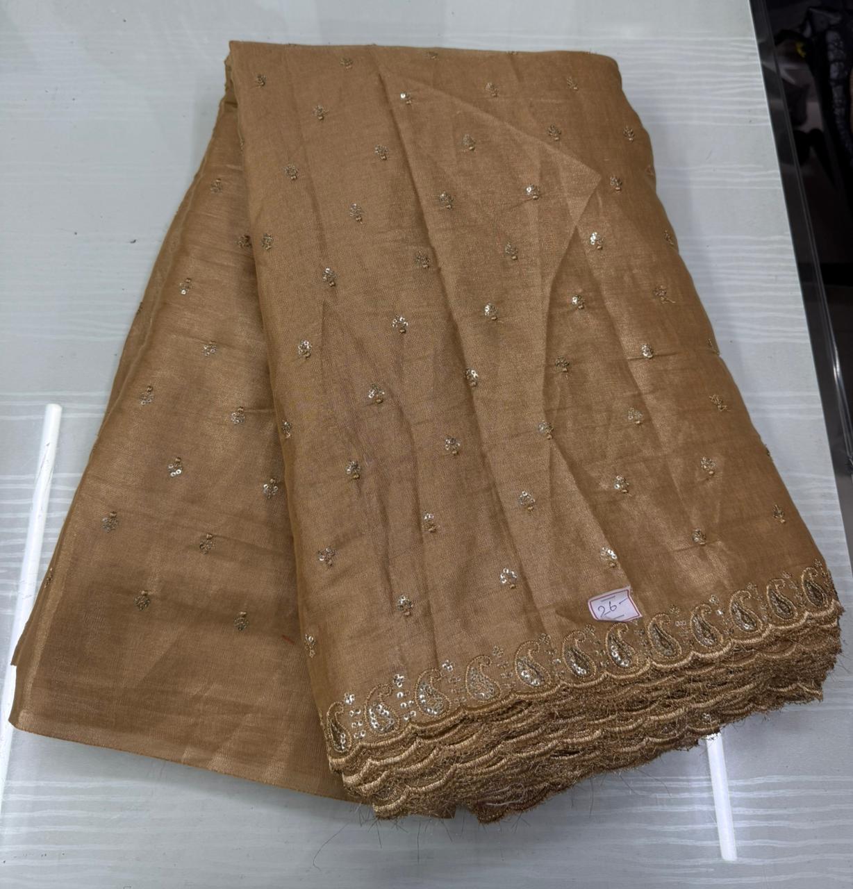 fabric Erode Tissue Border Butti Design New Fabric top selling beautiful fabric