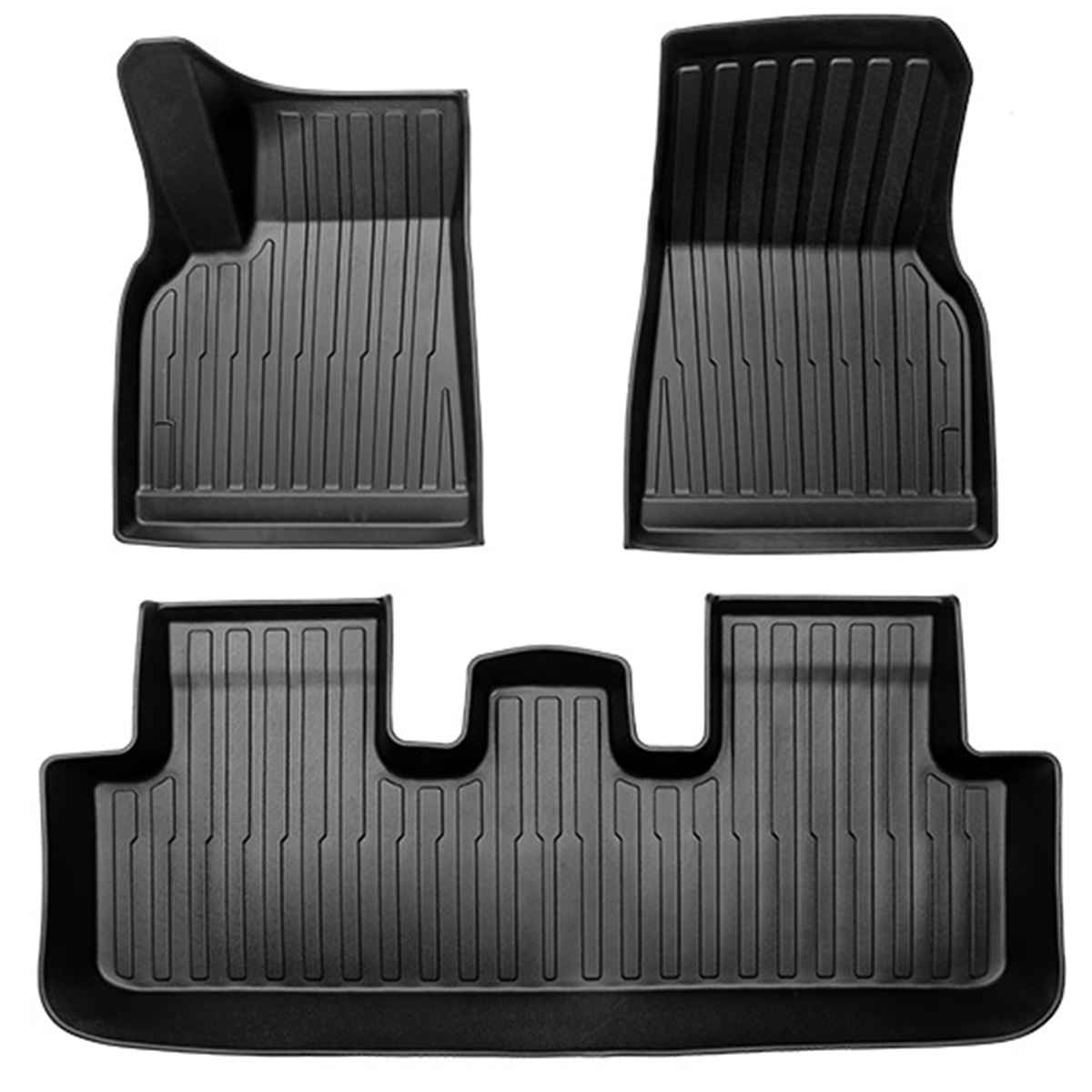 Заводские 3D автомобильные коврики TPE передний задний ковер для Tesla модель Y 2021 2022