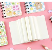 Mini bloc-notes en spirale Kawaii avec logo personnalisé, fournitures scolaires, meilleures ventes