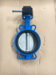 Wafer katup roda gigi kupu-kupu/tuas Operator PN10/16 atas 8 "ukuran Port air kontrol Manual EVK EVK-BV Model Bod A-126/150 # Disc 316 - Product Image 4