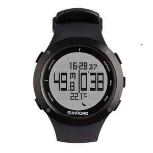 Reloj de Buceo Sunroad, 50m de Profundidad, Equipo de Buceo, Reloj Digital Impermeable para Hombre, Entrenamiento en Piscina, Pesca Submarina, Alarma - Product Image 1