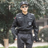 Ropa de guardia de seguridad privada hecha a medida de fábrica, ropa de trabajo de guardia de seguridad, uniformes de camisa