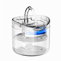 Fontaine à eau automatique pour chat écologique, ultra silencieuse, distributeur d'eau pour animaux de compagnie avec alimentation rechargeable
