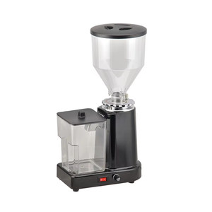 Machine à moudre le café Yoshan Pro 1L 500GR en acier inoxydable avec meules plates, pour usage domestique et commercial, machine à café expresso automatique, pas cher - Product Image 1