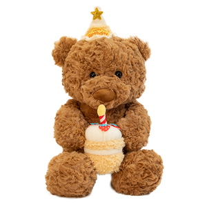 Peluche per Bambini, Orsacchiotto Carino, Servizio ODM, Regalo di <span class=keywords><strong>Compleanno</strong></span>, Orsetto di Peluche '<span class=keywords><strong>Buon</strong></span> <span class=keywords><strong>Compleanno</strong></span>' - Product Image 1