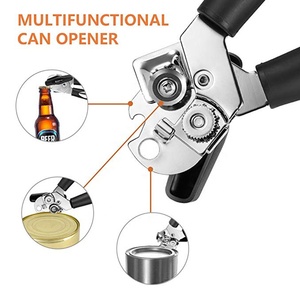 <span class=keywords><strong>Abrelatas</strong></span> de acero inoxidable multifunción clásico <span class=keywords><strong>Kitchenaid</strong></span> 4 en 1 de grado comercial, mango suave, accesorios de plástico sin óxido - Product Image 3