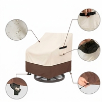 Housse de canapé MUSE 600D en tissu Oxford imperméable et anti-poussière, taille/logo personnalisés, universelle, plusieurs styles, nettoyage à sec, lavage à la main