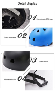 야외 안전 헬멧 성인 십대 자전거 사이클 자전거 스쿠터 BMX 스케이트 보드 스케이트 스턴트 폭격기 사이클링 어린이 헬멧 - Product Image 6