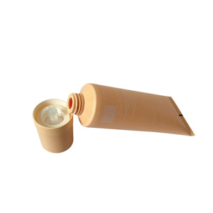 Oem 100ml không có không khí bơm mỹ phẩm nhựa bóp ống bao bì với tùy chỉnh in ấn 30ml 50ml Kem chống nắng <span class=keywords><strong>container</strong></span> - Product Image 4