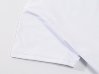 T-shirts pour enfants vierges pour sublimation, blancs, en modal et 100% polyester, toucher doux, vente en gros