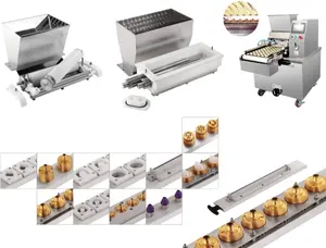 Mesin Pembuat Kue Biskuit Kecil Otomatis Sepenuhnya Fungsional
