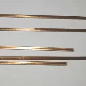 Varilla de soldadura fuerte de perfil plano estándar de 1,27X3,2x457mm para aplicaciones de cobre a cobre de precisión-Tarifas de fábrica al por mayor - Product Image 1