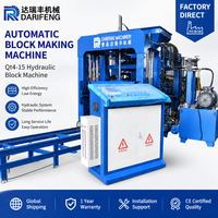 Máquina Automática Hidráulica para Fabricar Bloques de Hormigón AccioMaster QT6-15, para Producción de Adoquines y Ladrillos Intertrabados, Venta al Por Mayor