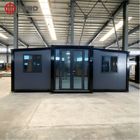 Avrupa Standartlarında Prefabrik Konteyner Ev Modern Çevre Dostu Yaşanabilir Katlanabilir 20ft Genişletilebilir Konteyner Ev