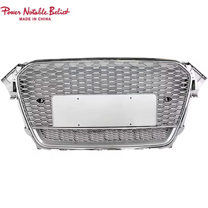 Xe <span class=keywords><strong>A4</strong></span> S4 chrome đen phía trước lưới tản nhiệt <span class=keywords><strong>rs4</strong></span> phong cách phía trước lưới tổ ong nướng với Quattro cho <span class=keywords><strong>Audi</strong></span> <span class=keywords><strong>A4</strong></span> S4 <span class=keywords><strong>b8.5</strong></span> 2013 2014 2015 2016 - Product Image 2
