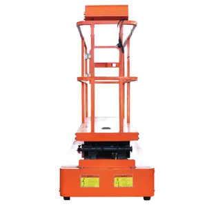 Máquina agrícola de 8 ruedas, plataforma de elevación de tijera hidráulica de giro de 360 grados, carro de tubo eléctrico para invernadero de granja - Product Image 1