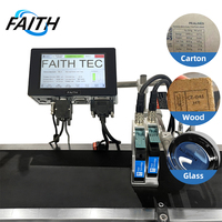 Imprimante à jet d'encre industrielle automatique Faith pour la date, le code QR, l'encre Tij, machine de codage thermique en ligne