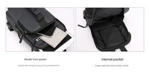 Sac bandoulière homme OEM pour voyage, sac de poitrine en nylon de haute qualité, personnalisable avec logo et lettres, idéal pour la promotion - Product Image 6
