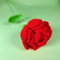 Fleurs décoratives en gros FloDecor personnalisées à 3 têtes, fleurs d'éringo, de céleri, de persil bleues pour la Saint-Valentin, Noël, Nouvel An