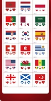 Exclusivité transfrontalière Nouveauté 2026 Autocollants de tatouage drapeaux USA Canada Mexique pour matchs de football et événements sportifs, personnalisation DIY, résistants à l'eau