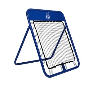 Red de Rebote Plegable Azul para Entrenamiento de Fútbol con Ángulo Ajustable para Adultos, Marco Metálico, Uso en Todas las Estaciones - Product Image 1