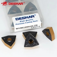 Plaquettes en carbure personnalisables OEM DESKAR de haute qualité WNMG080408-PR 080412 LF9218 pour outil de tournage externe et coupe-tours