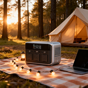 Station d'alimentation solaire portable MPPT 110-240V de marque originale, batterie au lithium 600W, banque d'alimentation extérieure avec charge sans fil - Product Image 5