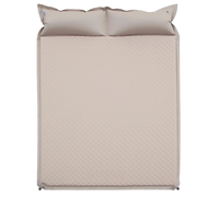 Lit d'air double pliable compact YX-C2-9 pour le camping, matelas rectangulaire auto-gonflant épaissi pour le sol de la tente, le coffre de voiture