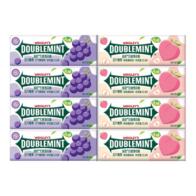 Green Arrow Sugar-Free Mint Chewing Gum 23.8g Pack of 35 Jasmine Tea & Fruit Flavored Freshens Breath with Fruity Aroma