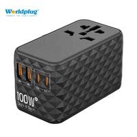 Worldplug all in one adaptor colokan travel universal Internasional pengisi daya adaptor seluruh dunia