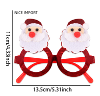 Lunettes de Noël style Élan Doré les plus vendues, avec flocons de neige et étoiles, pour la décoration de fête du Nouvel An et des fêtes de fin d'année