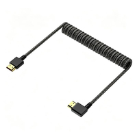 Câble Interconnect Circle Ultra Haute Vitesse Type 2.1 Mâle-Mâle 8K 60Hz 4K 120Hz 48 Gbps VRR ALLM EARC Quadri-couche