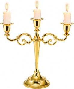Chandeliers élégants, porte-bougies coniques, centre de table, candélabres pour mariage, église, Halloween, dîner, décoration intérieure - Product Image 1