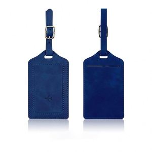 Hot Sell Wholesale Promotion Travel Gifts <b>Suitcase</b> <b>Tag</b> Customized Logo Pu Leather Luggage <b>Tags</b> - Product Image 6