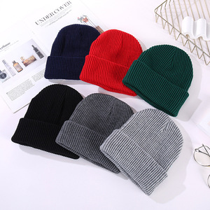 Gorro <span class=keywords><strong>de</strong></span> melón <span class=keywords><strong>de</strong></span> varios colores <span class=keywords><strong>para</strong></span> otoño e invierno, gorro <span class=keywords><strong>de</strong></span> punto <span class=keywords><strong>de</strong></span> <span class=keywords><strong>lana</strong></span> <span class=keywords><strong>de</strong></span> Color sólido, gorro frío a prueba <span class=keywords><strong>de</strong></span> viento <span class=keywords><strong>para</strong></span> hombres y mujeres, al por mayor - Product Image 2