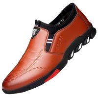 Chaussures habillées formelles pour hommes en PU artificiel antidérapantes avec surpiqûres, collection Printemps-Automne 2025