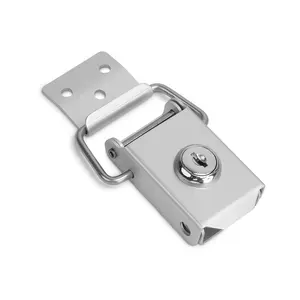 铝制拉锁工具箱复古锁拉扣扣