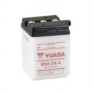 Nueva Batería de Motocicleta Yuasa 6N4-2A-4 6V 4Ah 4.2Ah 20HR de Plomo-Ácido con Terminales Superior e Inferior - Product Image 3