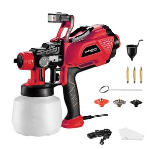 Pistolet à peinture électrique 550W HVLP moteur brossé bricolage usage industriel 1200ml conteneur sans fil pulvérisateur de peinture à main lumière LED - Product Image 1