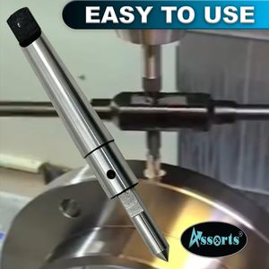 Herramienta guía surtida para machos de roscar de vástago MT2 con resorte, para roscado en torno, fresadora y mandrinado, con construcción de acero de herramienta de aleación - Product Image 4